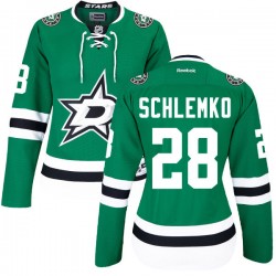 Authentic Reebok Women's David Schlemko Home Jersey - NHL 28 Dallas Stars
