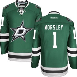 Authentic Reebok Adult Gump Worsley Home Jersey - NHL 1 Dallas Stars