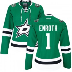 Authentic Reebok Women's Jhonas Enroth Home Jersey - NHL 1 Dallas Stars
