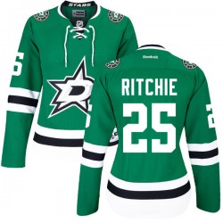 Authentic Reebok Women's Brett Ritchie Home Jersey - NHL 25 Dallas Stars
