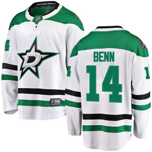 Breakaway Fanatics Branded Youth Jamie Benn White Away Jersey - NHL Dallas Stars