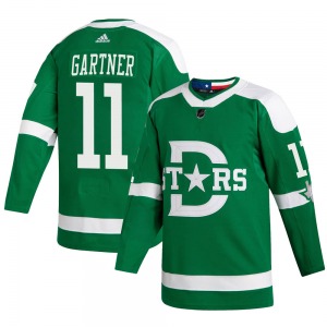 Authentic Adidas Youth Mike Gartner Green 2020 Winter Classic Jersey - NHL Dallas Stars