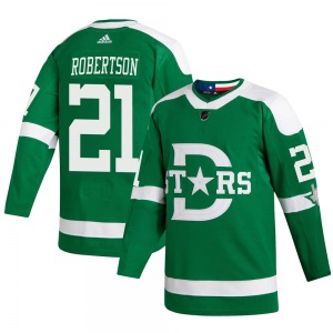 Authentic Adidas Youth Jason Robertson Green 2020 Winter Classic Jersey - NHL Dallas Stars
