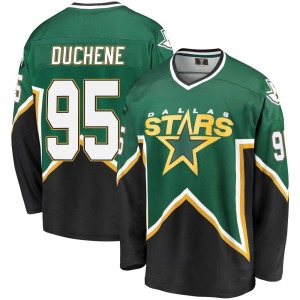 Premier Fanatics Branded Youth Matt Duchene Green/Black Breakaway Kelly Heritage Jersey - NHL Dallas Stars
