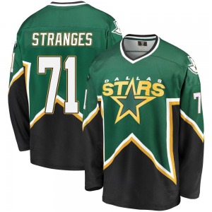 Premier Fanatics Branded Youth Antonio Stranges Green/Black Breakaway Kelly Heritage Jersey - NHL Dallas Stars