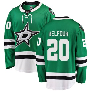 Breakaway Fanatics Branded Youth Ed Belfour Green Home Jersey - NHL Dallas Stars