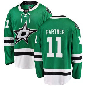 Breakaway Fanatics Branded Youth Mike Gartner Green Home Jersey - NHL Dallas Stars