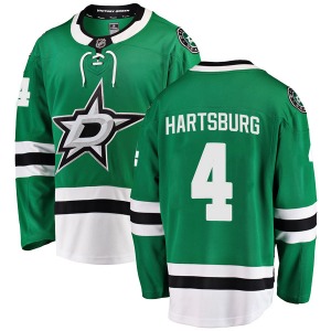 Breakaway Fanatics Branded Youth Craig Hartsburg Green Home Jersey - NHL Dallas Stars