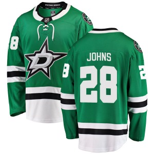 Breakaway Fanatics Branded Youth Stephen Johns Green Home Jersey - NHL Dallas Stars