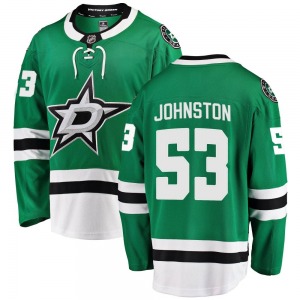 Breakaway Fanatics Branded Youth Wyatt Johnston Green Home Jersey - NHL Dallas Stars