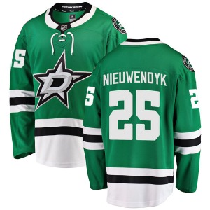 Breakaway Fanatics Branded Youth Joe Nieuwendyk Green Home Jersey - NHL Dallas Stars