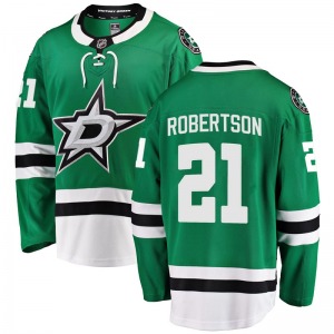Breakaway Fanatics Branded Youth Jason Robertson Green Home Jersey - NHL Dallas Stars