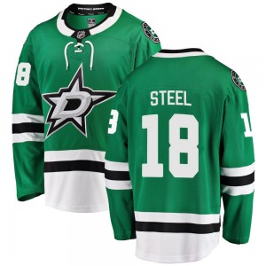 Breakaway Fanatics Branded Youth Sam Steel Green Home Jersey - NHL Dallas Stars
