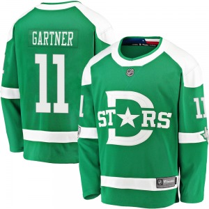 Breakaway Fanatics Branded Youth Mike Gartner Green 2020 Winter Classic Jersey - NHL Dallas Stars