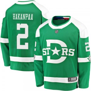 Breakaway Fanatics Branded Youth Jani Hakanpaa Green 2020 Winter Classic Player Jersey - NHL Dallas Stars