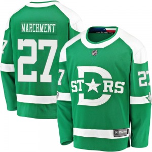 Breakaway Fanatics Branded Youth Mason Marchment Green 2020 Winter Classic Player Jersey - NHL Dallas Stars