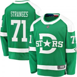 Breakaway Fanatics Branded Youth Antonio Stranges Green 2020 Winter Classic Player Jersey - NHL Dallas Stars