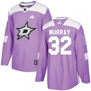 Authentic Adidas Youth Matt Murray Purple Fights Cancer Practice Jersey - NHL Dallas Stars