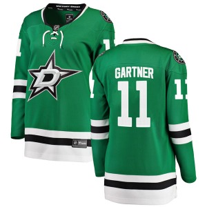 Breakaway Fanatics Branded Women's Mike Gartner Green Home Jersey - NHL Dallas Stars