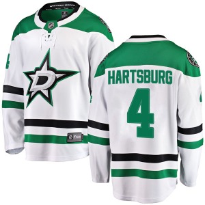 Breakaway Fanatics Branded Adult Craig Hartsburg White Away Jersey - NHL Dallas Stars