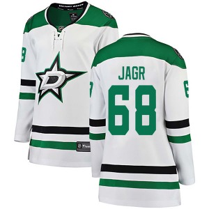Breakaway Fanatics Branded Women's Jaromir Jagr White Away Jersey - NHL Dallas Stars